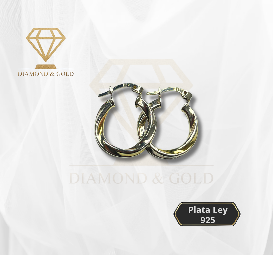 Argollas  Entorchadas / Plata  925